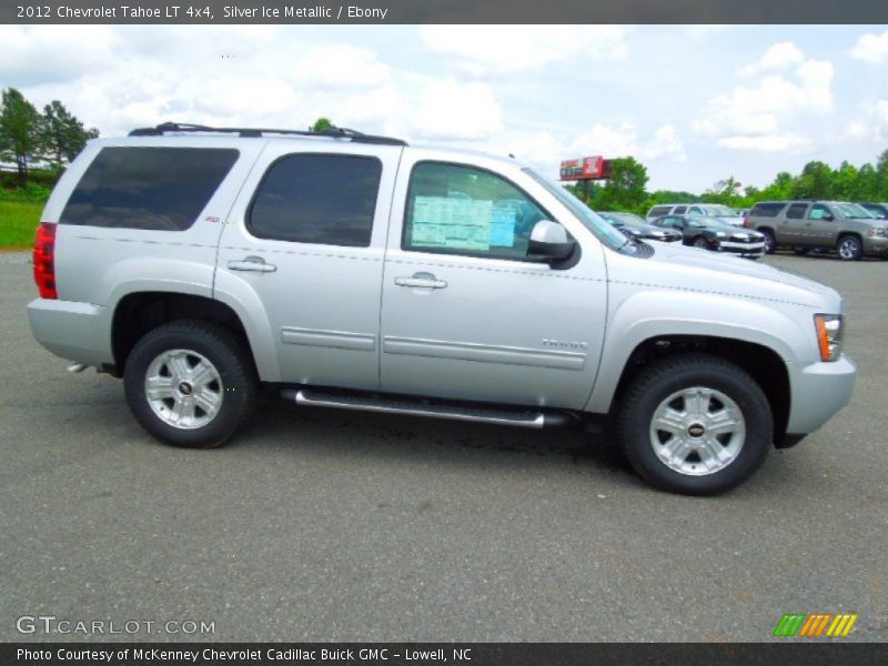 Silver Ice Metallic / Ebony 2012 Chevrolet Tahoe LT 4x4