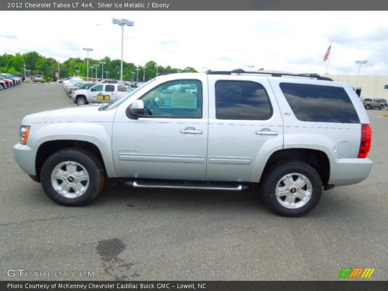 Silver Ice Metallic / Ebony 2012 Chevrolet Tahoe LT 4x4