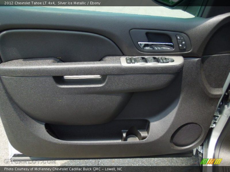 Silver Ice Metallic / Ebony 2012 Chevrolet Tahoe LT 4x4