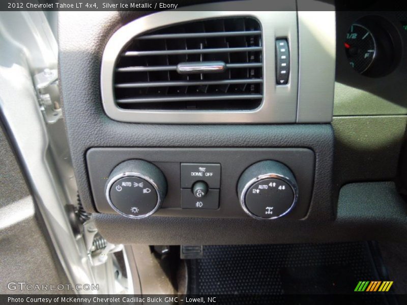 Silver Ice Metallic / Ebony 2012 Chevrolet Tahoe LT 4x4