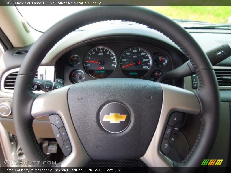 Silver Ice Metallic / Ebony 2012 Chevrolet Tahoe LT 4x4