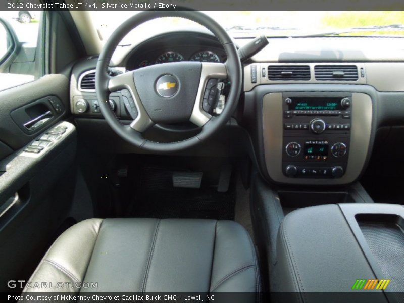 Silver Ice Metallic / Ebony 2012 Chevrolet Tahoe LT 4x4