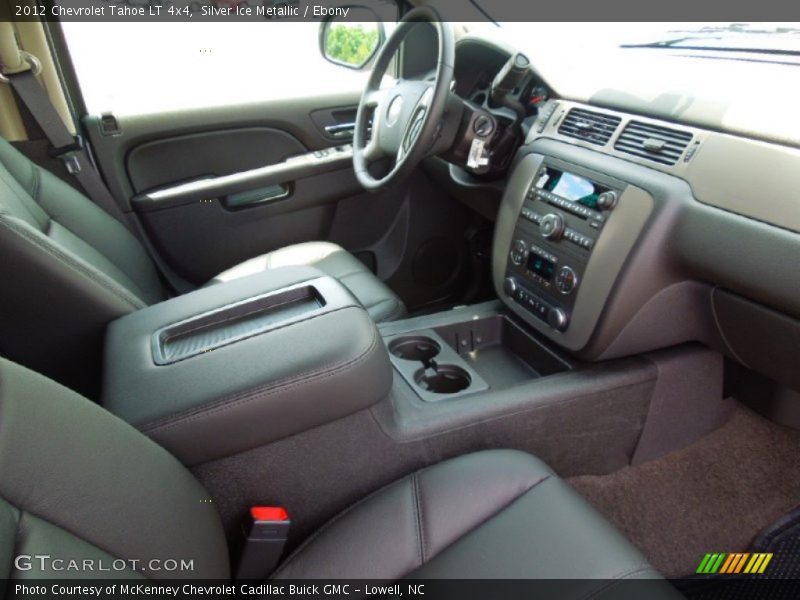Silver Ice Metallic / Ebony 2012 Chevrolet Tahoe LT 4x4