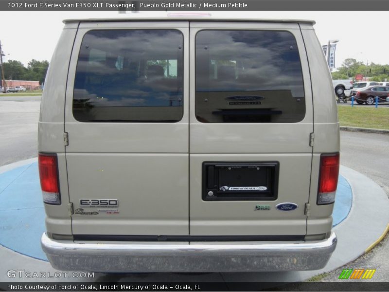 Pueblo Gold Metallic / Medium Pebble 2012 Ford E Series Van E350 XLT Passenger