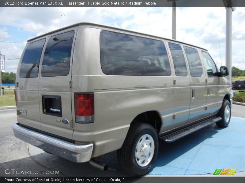 Pueblo Gold Metallic / Medium Pebble 2012 Ford E Series Van E350 XLT Passenger