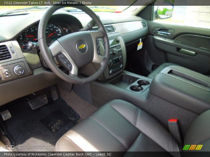 Silver Ice Metallic / Ebony 2012 Chevrolet Tahoe LT 4x4
