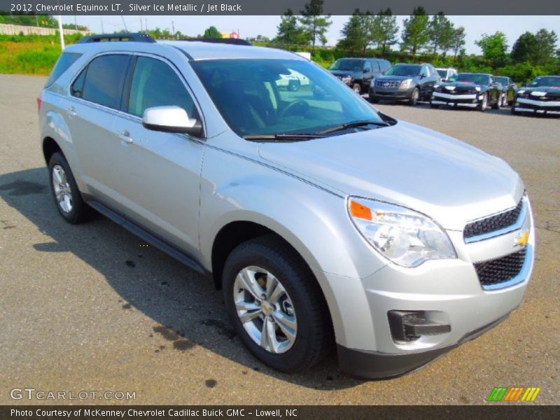 Silver Ice Metallic / Jet Black 2012 Chevrolet Equinox LT