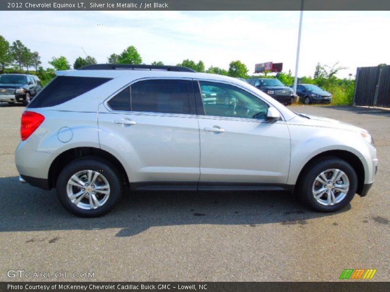 Silver Ice Metallic / Jet Black 2012 Chevrolet Equinox LT