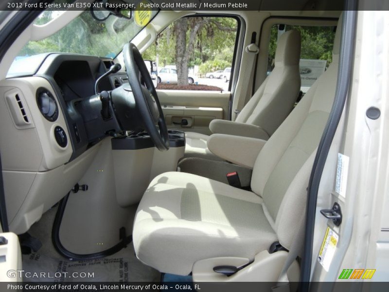 Pueblo Gold Metallic / Medium Pebble 2012 Ford E Series Van E350 XLT Passenger