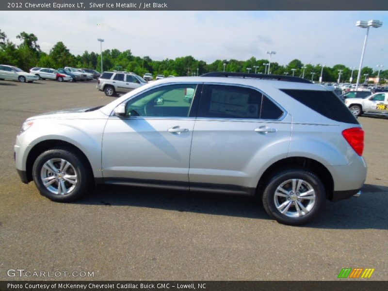 Silver Ice Metallic / Jet Black 2012 Chevrolet Equinox LT