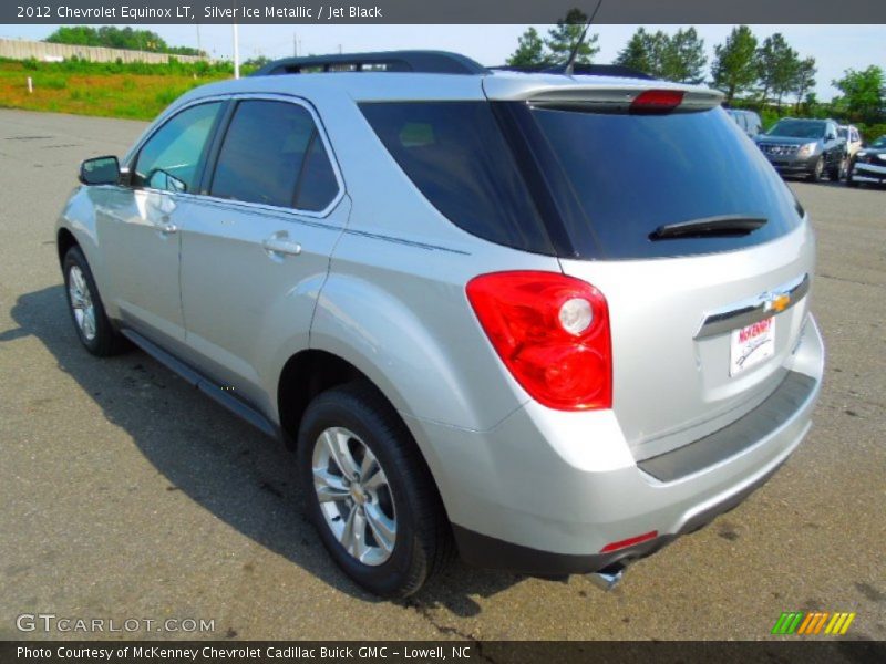Silver Ice Metallic / Jet Black 2012 Chevrolet Equinox LT