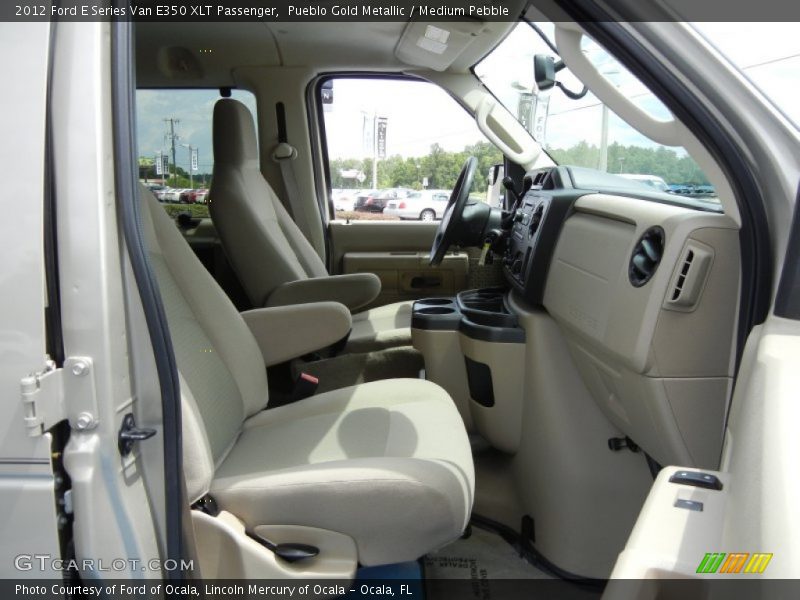 Pueblo Gold Metallic / Medium Pebble 2012 Ford E Series Van E350 XLT Passenger