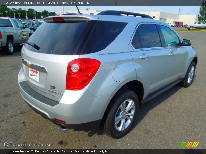 Silver Ice Metallic / Jet Black 2012 Chevrolet Equinox LT