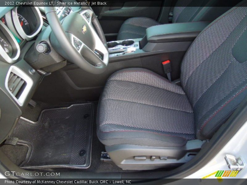 Silver Ice Metallic / Jet Black 2012 Chevrolet Equinox LT