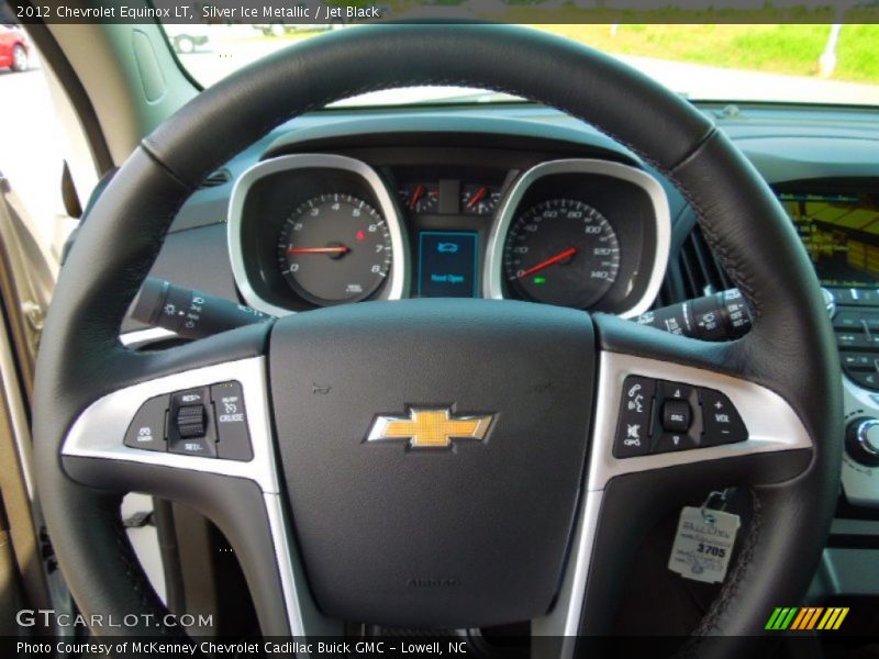 Silver Ice Metallic / Jet Black 2012 Chevrolet Equinox LT