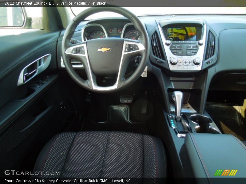 Silver Ice Metallic / Jet Black 2012 Chevrolet Equinox LT