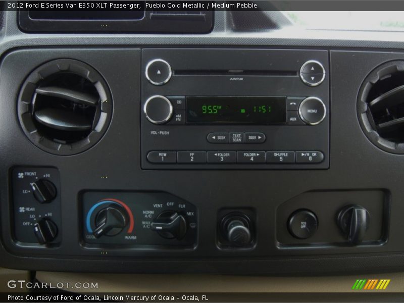 Controls of 2012 E Series Van E350 XLT Passenger