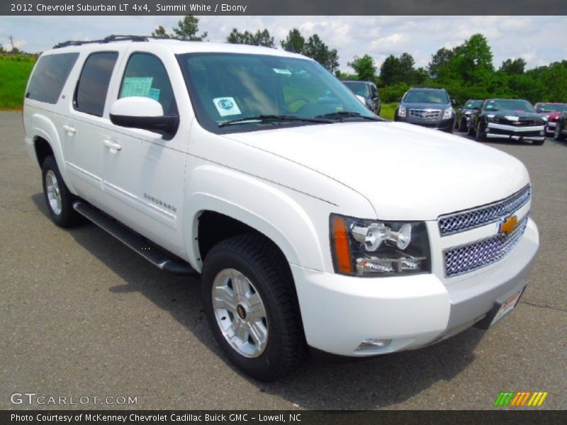 Summit White / Ebony 2012 Chevrolet Suburban LT 4x4