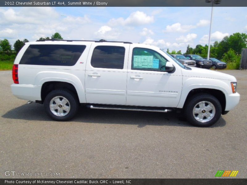 Summit White / Ebony 2012 Chevrolet Suburban LT 4x4