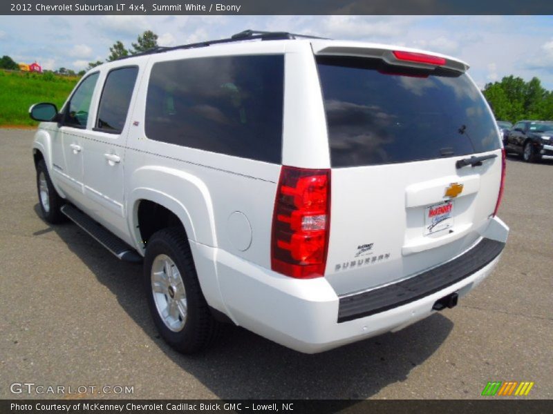 Summit White / Ebony 2012 Chevrolet Suburban LT 4x4