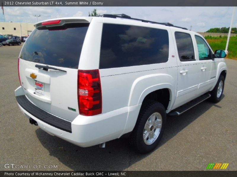 Summit White / Ebony 2012 Chevrolet Suburban LT 4x4