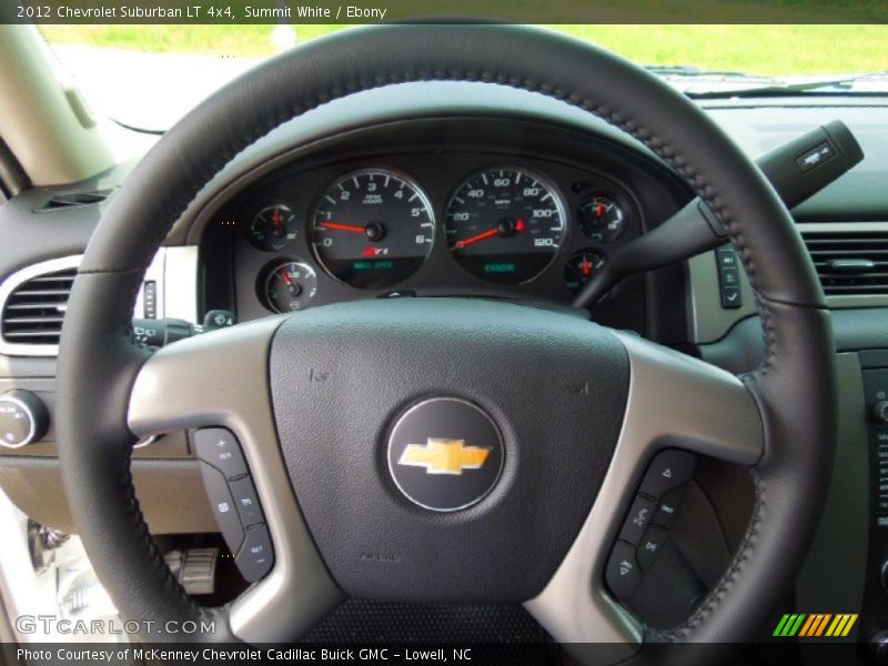 Summit White / Ebony 2012 Chevrolet Suburban LT 4x4