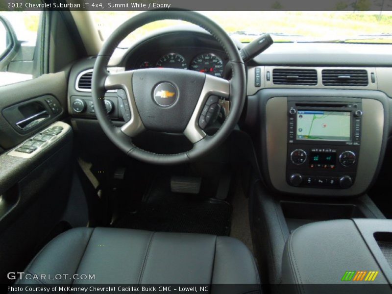 Summit White / Ebony 2012 Chevrolet Suburban LT 4x4