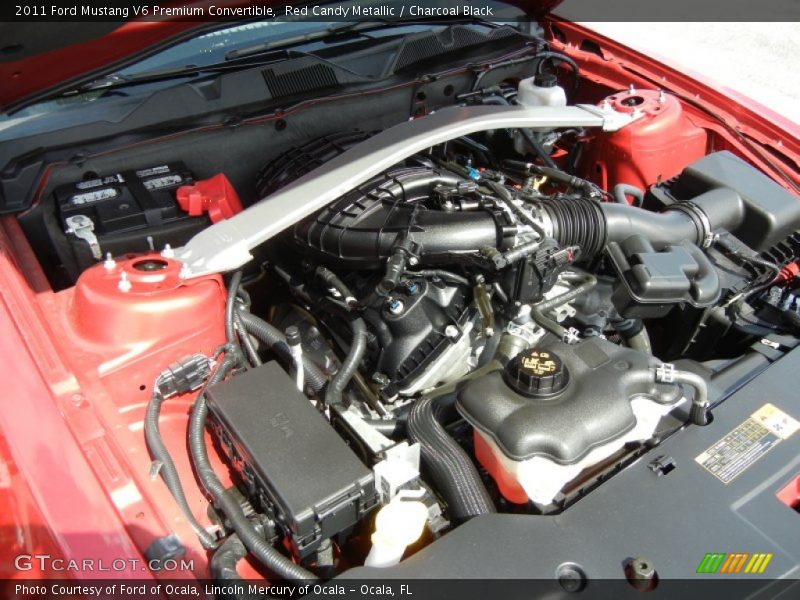  2011 Mustang V6 Premium Convertible Engine - 3.7 Liter DOHC 24-Valve TiVCT V6