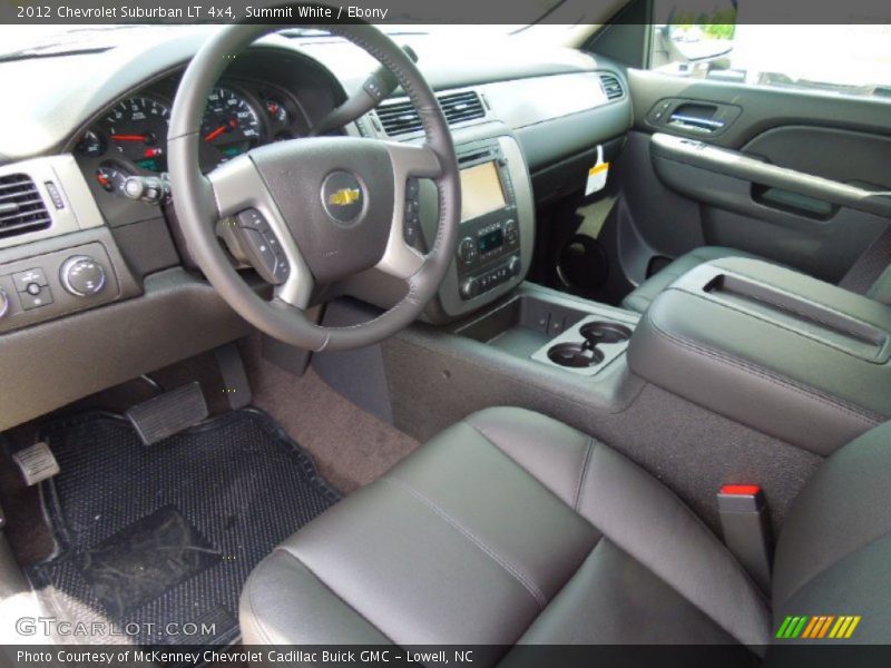 Summit White / Ebony 2012 Chevrolet Suburban LT 4x4