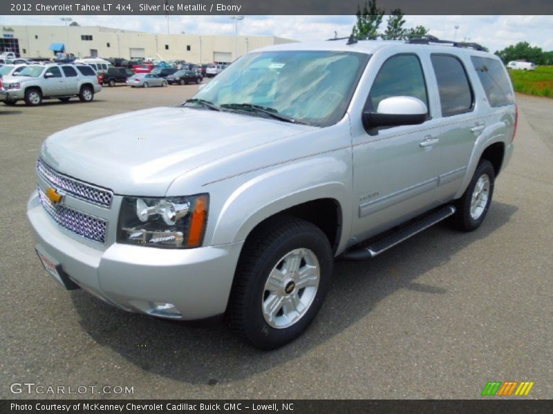 Silver Ice Metallic / Ebony 2012 Chevrolet Tahoe LT 4x4