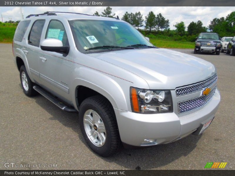 Silver Ice Metallic / Ebony 2012 Chevrolet Tahoe LT 4x4