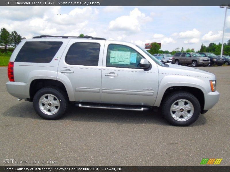 Silver Ice Metallic / Ebony 2012 Chevrolet Tahoe LT 4x4