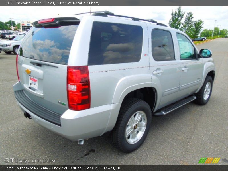 Silver Ice Metallic / Ebony 2012 Chevrolet Tahoe LT 4x4
