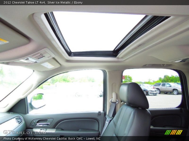 Silver Ice Metallic / Ebony 2012 Chevrolet Tahoe LT 4x4