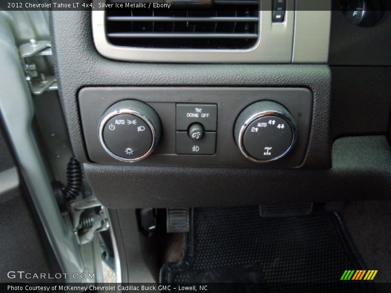 Silver Ice Metallic / Ebony 2012 Chevrolet Tahoe LT 4x4