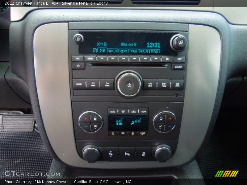 Silver Ice Metallic / Ebony 2012 Chevrolet Tahoe LT 4x4