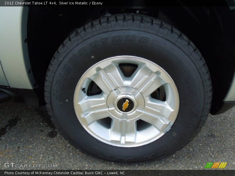 Silver Ice Metallic / Ebony 2012 Chevrolet Tahoe LT 4x4