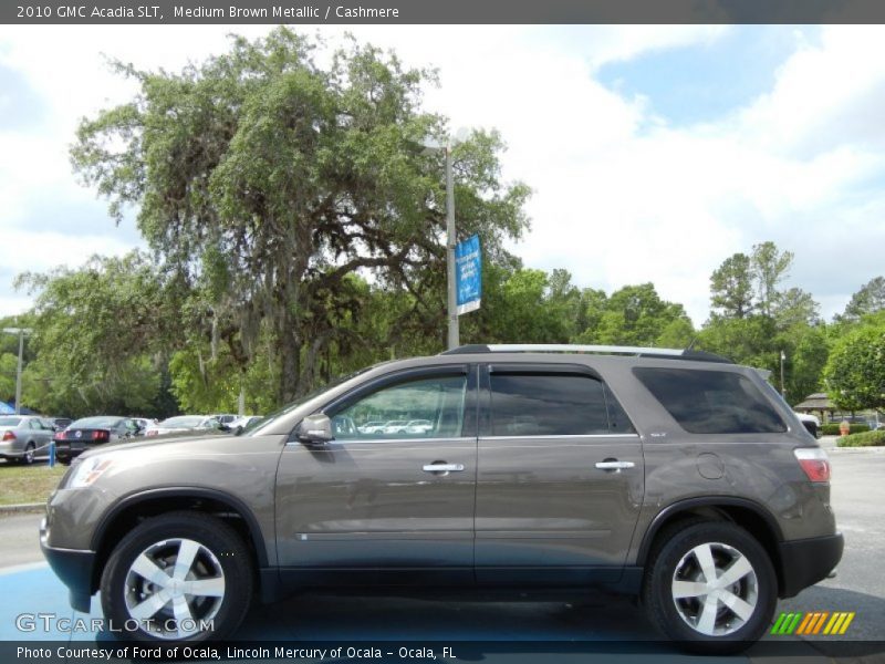 Medium Brown Metallic / Cashmere 2010 GMC Acadia SLT