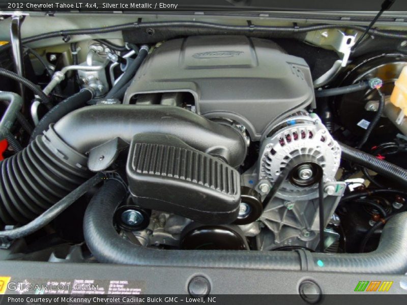 Silver Ice Metallic / Ebony 2012 Chevrolet Tahoe LT 4x4