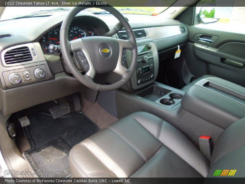 Silver Ice Metallic / Ebony 2012 Chevrolet Tahoe LT 4x4