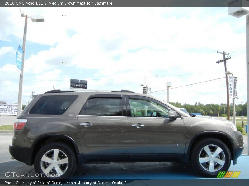 Medium Brown Metallic / Cashmere 2010 GMC Acadia SLT