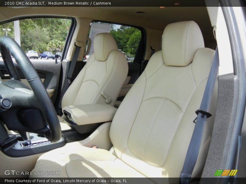Medium Brown Metallic / Cashmere 2010 GMC Acadia SLT