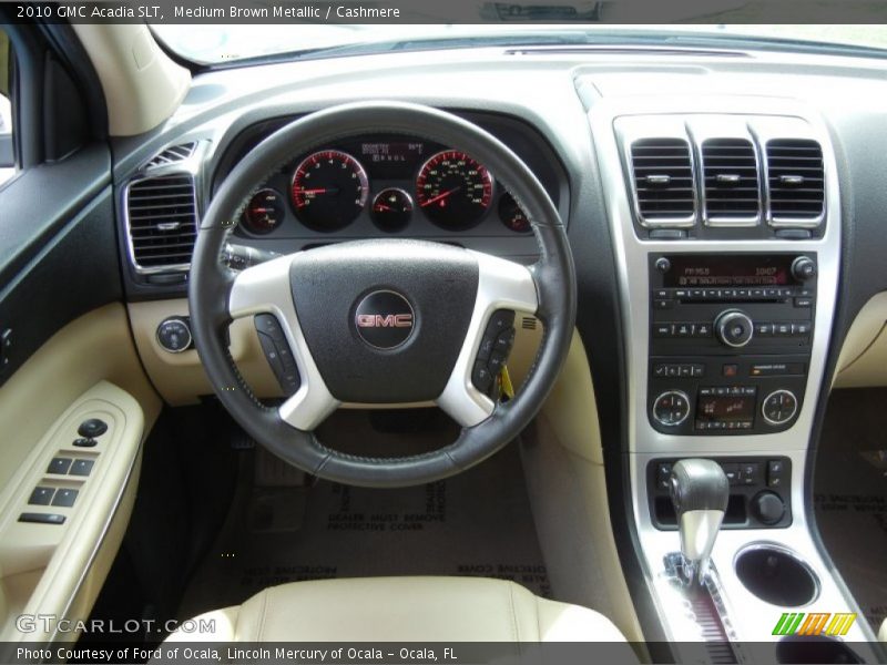 Medium Brown Metallic / Cashmere 2010 GMC Acadia SLT