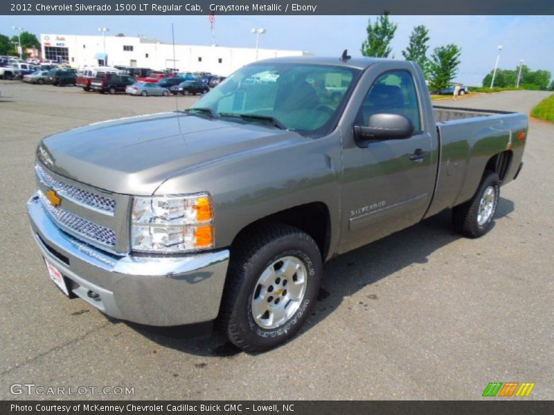 Graystone Metallic / Ebony 2012 Chevrolet Silverado 1500 LT Regular Cab