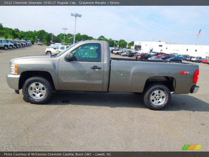 Graystone Metallic / Ebony 2012 Chevrolet Silverado 1500 LT Regular Cab