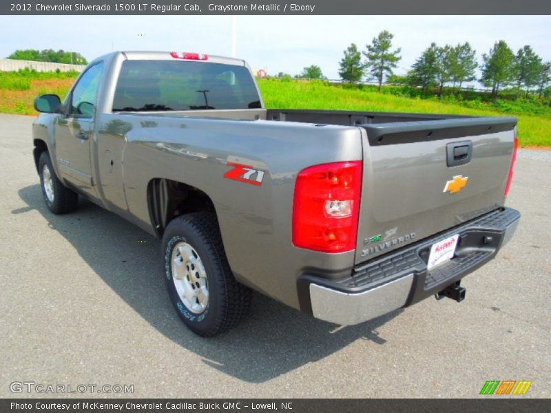 Graystone Metallic / Ebony 2012 Chevrolet Silverado 1500 LT Regular Cab