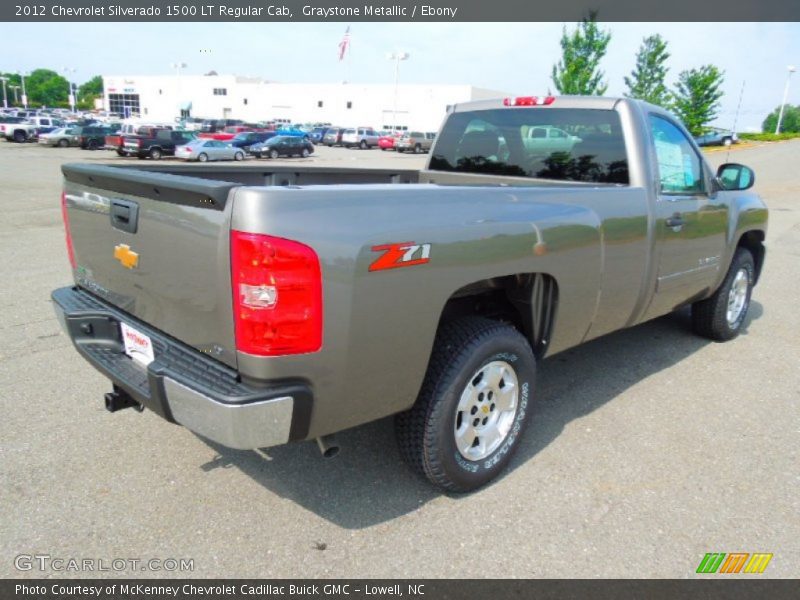 Graystone Metallic / Ebony 2012 Chevrolet Silverado 1500 LT Regular Cab