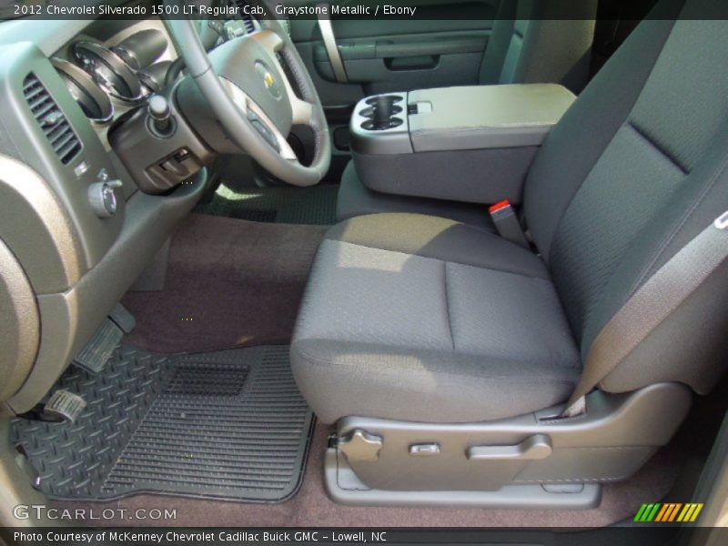 Graystone Metallic / Ebony 2012 Chevrolet Silverado 1500 LT Regular Cab