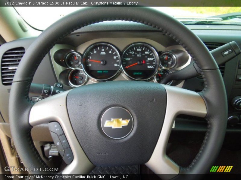 Graystone Metallic / Ebony 2012 Chevrolet Silverado 1500 LT Regular Cab