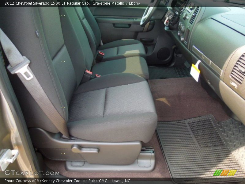 Graystone Metallic / Ebony 2012 Chevrolet Silverado 1500 LT Regular Cab